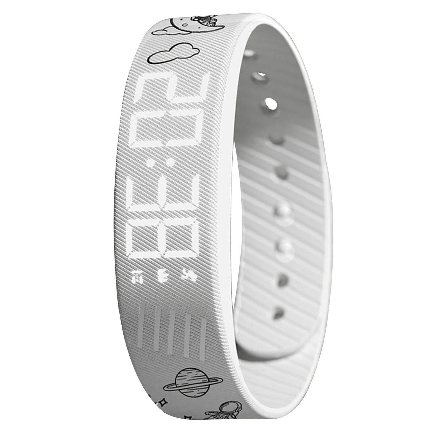 Vibrating Alarm Wristband Waterproof Alarm Clock Watches with Step Counter Silent Wrist Shock Bands Smart Bracelet