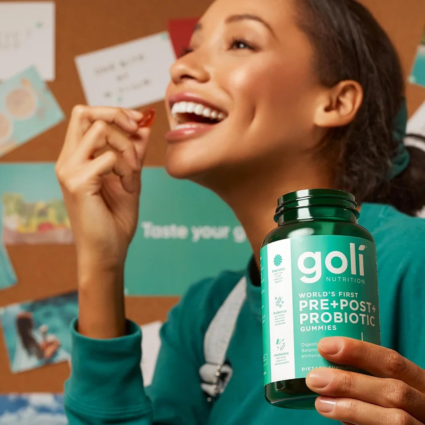 Pre Pro Postbiotic Gummies - Worlds First 3-In-1 Formula with DE111 Probiotics, XOS Prebiotics, MCC1849 Postbiotics - Vegan, Non-Gmo, Gluten-Free