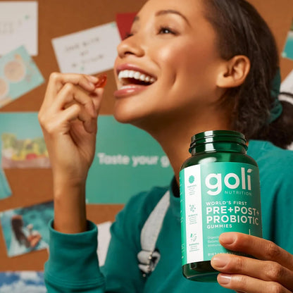 Pre Pro Postbiotic Gummies - Worlds First 3-In-1 Formula with DE111 Probiotics, XOS Prebiotics, MCC1849 Postbiotics - Vegan, Non-Gmo, Gluten-Free