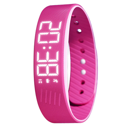 Vibrating Alarm Wristband Waterproof Alarm Clock Watches with Step Counter Silent Wrist Shock Bands Smart Bracelet
