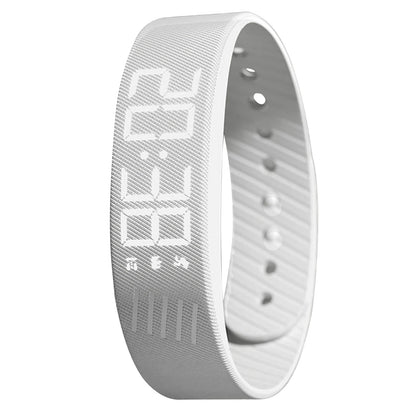 Vibrating Alarm Wristband Waterproof Alarm Clock Watches with Step Counter Silent Wrist Shock Bands Smart Bracelet