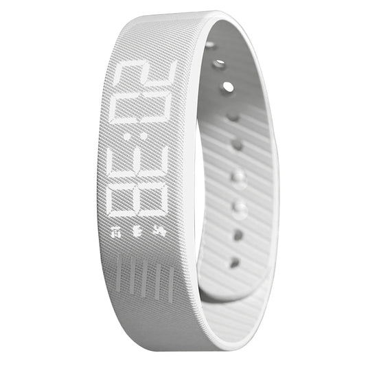 Vibrating Alarm Wristband Waterproof Alarm Clock Watches with Step Counter Silent Wrist Shock Bands Smart Bracelet