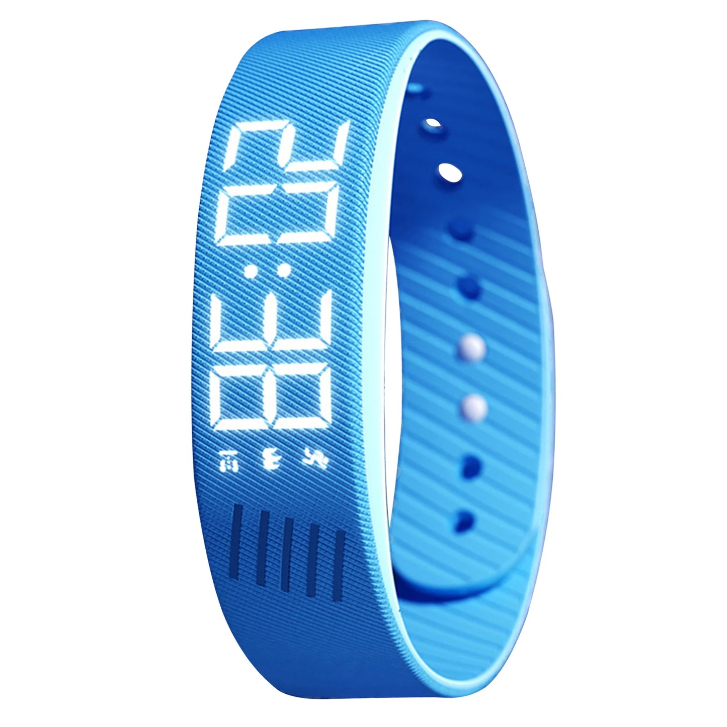 Vibrating Alarm Wristband Waterproof Alarm Clock Watches with Step Counter Silent Wrist Shock Bands Smart Bracelet