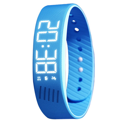 Vibrating Alarm Wristband Waterproof Alarm Clock Watches with Step Counter Silent Wrist Shock Bands Smart Bracelet